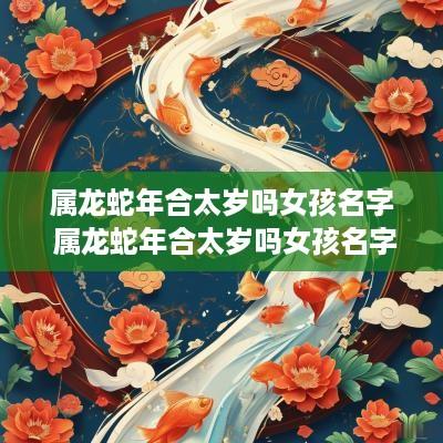 属龙蛇年合太岁吗女孩名字 属龙蛇年合太岁吗女孩名字大全