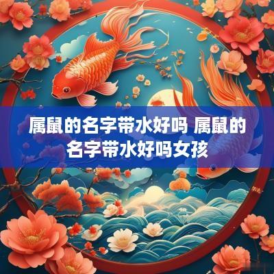 属鼠的名字带水好吗 属鼠的名字带水好吗女孩
