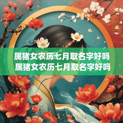 属猪女农历七月取名字好吗 属猪女农历七月取名字好吗
