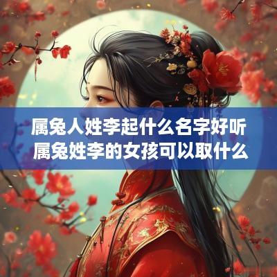 属兔人姓李起什么名字好听 属兔姓李的女孩可以取什么名字