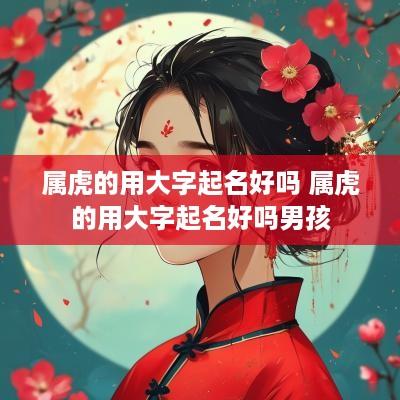 属虎的用大字起名好吗 属虎的用大字起名好吗男孩