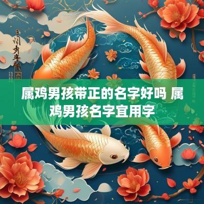 属鸡男孩带正的名字好吗 属鸡男孩名字宜用字