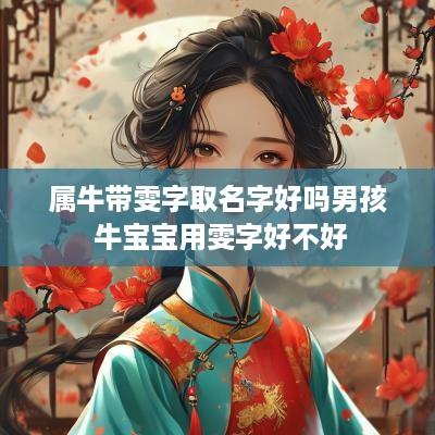 属牛带雯字取名字好吗男孩 牛宝宝用雯字好不好