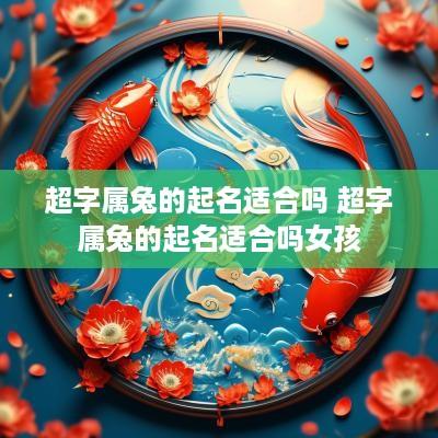 超字属兔的起名适合吗 超字属兔的起名适合吗女孩