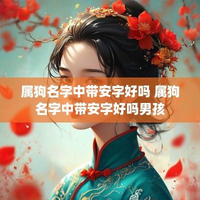 属狗名字中带安字好吗 属狗名字中带安字好吗男孩