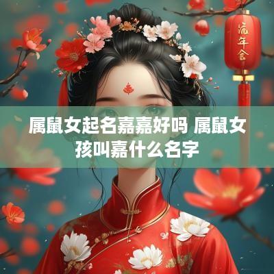属鼠女起名嘉嘉好吗 属鼠女孩叫嘉什么名字