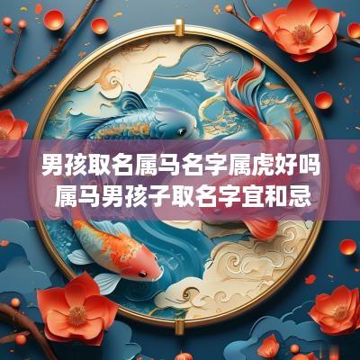 男孩取名属马名字属虎好吗 属马男孩子取名字宜和忌