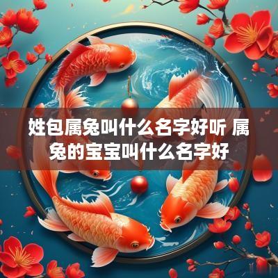 姓包属兔叫什么名字好听 属兔的宝宝叫什么名字好