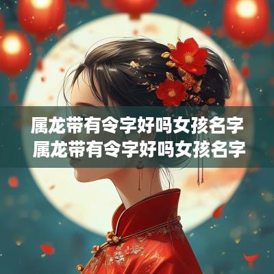 属龙带有令字好吗女孩名字 属龙带有令字好吗女孩名字大全