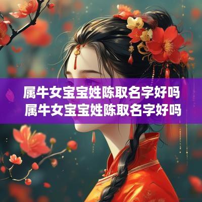 属牛女宝宝姓陈取名字好吗 属牛女宝宝姓陈取名字好吗怎么取