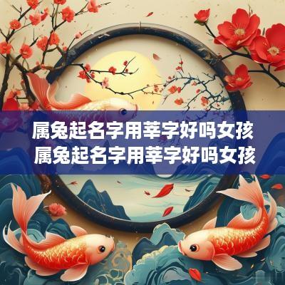 属兔起名字用莘字好吗女孩 属兔起名字用莘字好吗女孩子