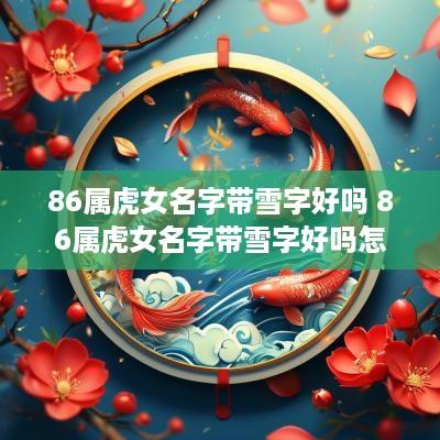 86属虎女名字带雪字好吗 86属虎女名字带雪字好吗怎么取