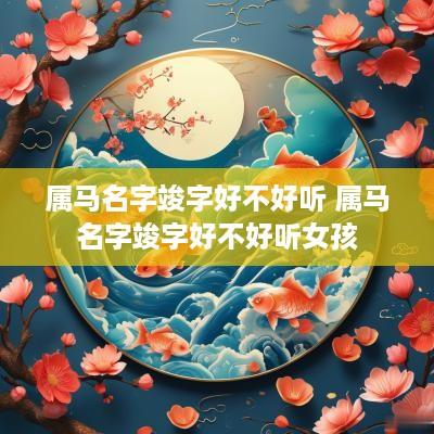 属马名字竣字好不好听 属马名字竣字好不好听女孩