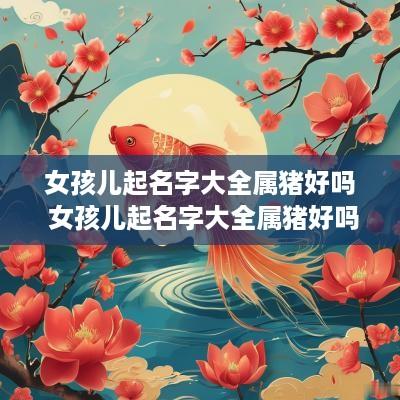 女孩儿起名字大全属猪好吗 女孩儿起名字大全属猪好吗