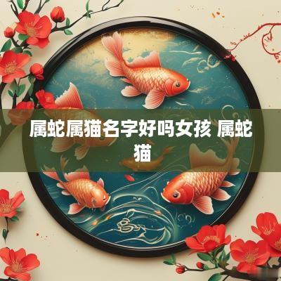属蛇属猫名字好吗女孩 属蛇 猫