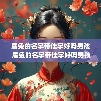 属兔的名字带佳字好吗男孩 属兔的名字带佳字好吗男孩子