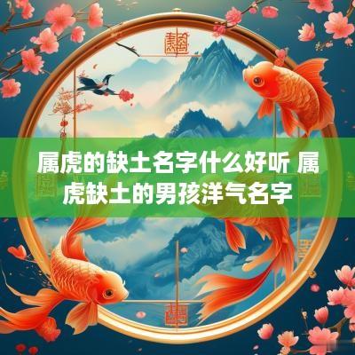 属虎的缺土名字什么好听 属虎缺土的男孩洋气名字