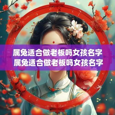 属兔适合做老板吗女孩名字 属兔适合做老板吗女孩名字怎么取