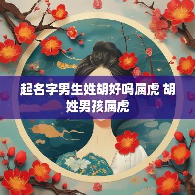 起名字男生姓胡好吗属虎 胡姓男孩属虎