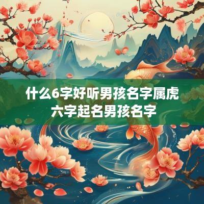 什么6字好听男孩名字属虎 六字起名男孩名字
