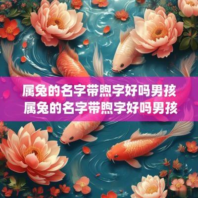 属兔的名字带煦字好吗男孩 属兔的名字带煦字好吗男孩怎么取
