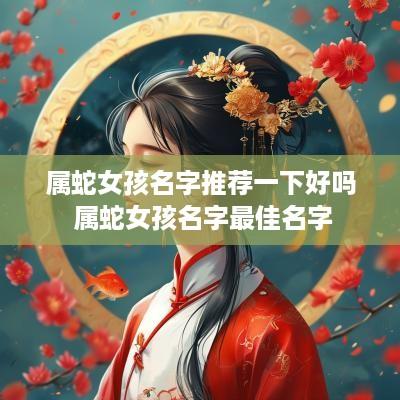 属蛇女孩名字推荐一下好吗 属蛇女孩名字最佳名字