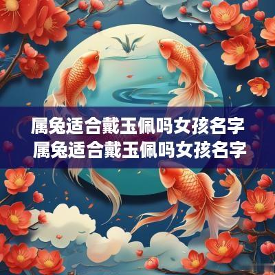 属兔适合戴玉佩吗女孩名字 属兔适合戴玉佩吗女孩名字怎么取