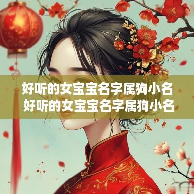 好听的女宝宝名字属狗小名 好听的女宝宝名字属狗小名怎么取