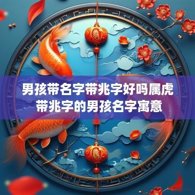 男孩带名字带兆字好吗属虎 带兆字的男孩名字寓意 男孩带名字带兆字好吗属虎 带兆字的男孩名字寓意