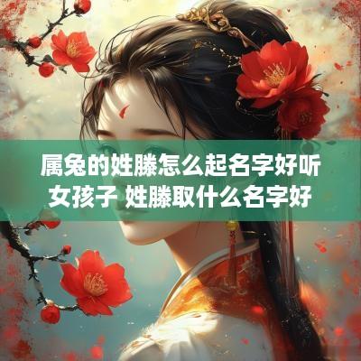 属兔的姓滕怎么起名字好听女孩子 姓滕取什么名字好