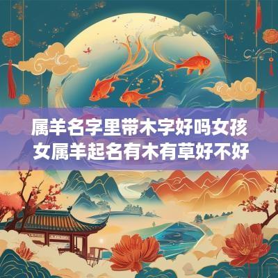 属羊名字里带木字好吗女孩 女属羊起名有木有草好不好