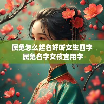 属兔怎么起名好听女生四字 属兔名字女孩宜用字
