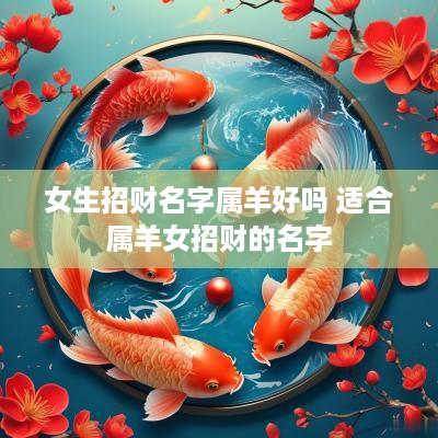女生招财名字属羊好吗 适合属羊女招财的名字
