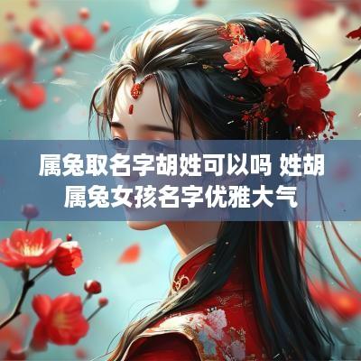 属兔取名字胡姓可以吗 姓胡属兔女孩名字优雅大气