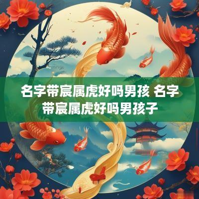 名字带宸属虎好吗男孩 名字带宸属虎好吗男孩子