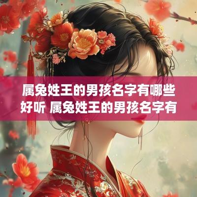 属兔姓王的男孩名字有哪些好听 属兔姓王的男孩名字有哪些好听点