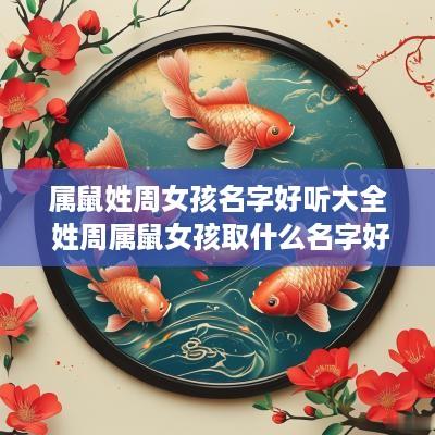 属鼠姓周女孩名字好听大全 姓周属鼠女孩取什么名字好