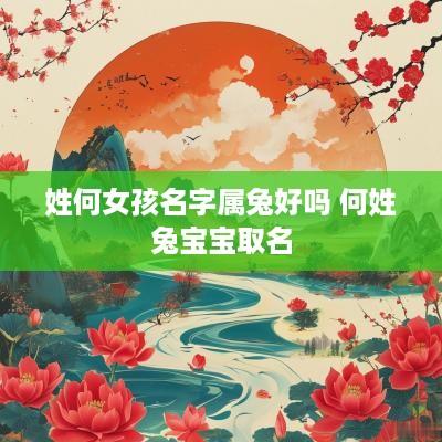 姓何女孩名字属兔好吗 何姓兔宝宝取名