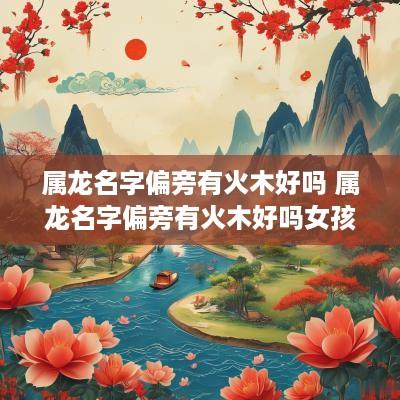 属龙名字偏旁有火木好吗 属龙名字偏旁有火木好吗女孩