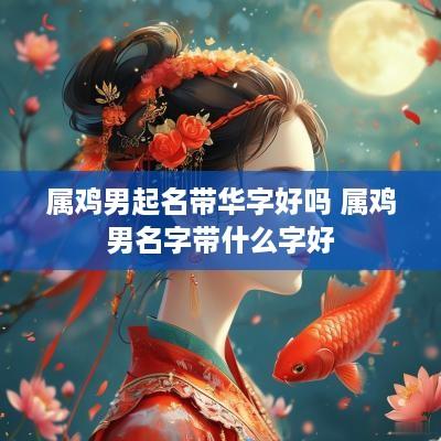 属鸡男起名带华字好吗 属鸡男名字带什么字好