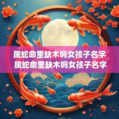 属蛇命里缺木吗女孩子名字 属蛇命里缺木吗女孩子名字大全