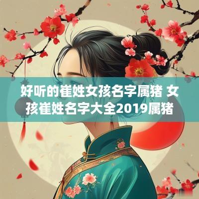 好听的崔姓女孩名字属猪 女孩崔姓名字大全2019属猪
