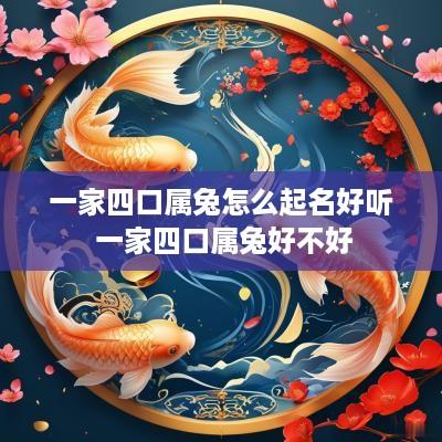 一家四口属兔怎么起名好听 一家四口属兔好不好