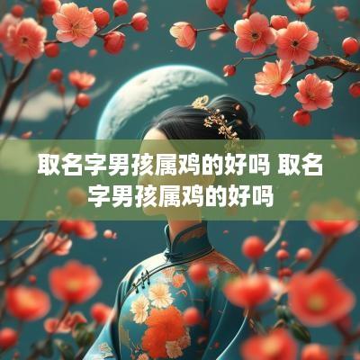 取名字男孩属鸡的好吗 取名字男孩属鸡的好吗
