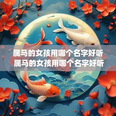 属马的女孩用哪个名字好听 属马的女孩用哪个名字好听又吉祥