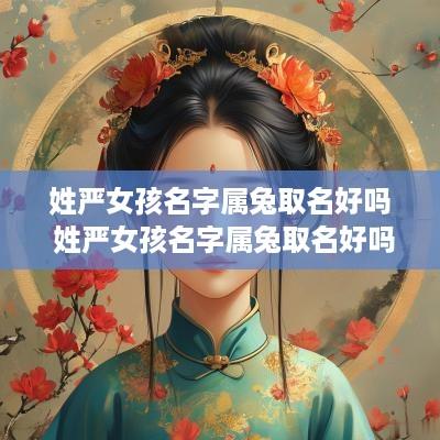 姓严女孩名字属兔取名好吗 姓严女孩名字属兔取名好吗