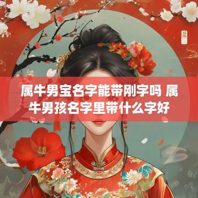 属牛男宝名字能带刚字吗 属牛男孩名字里带什么字好