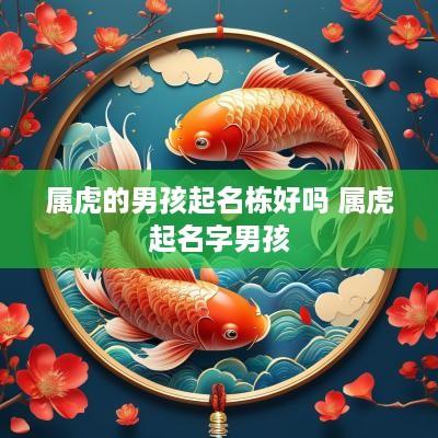 属虎的男孩起名栋好吗 属虎起名字男孩