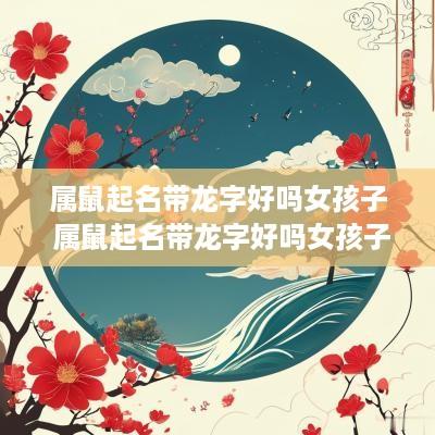 属鼠起名带龙字好吗女孩子 属鼠起名带龙字好吗女孩子名字