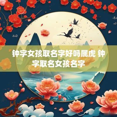 钟字女孩取名字好吗属虎 钟字取名女孩名字